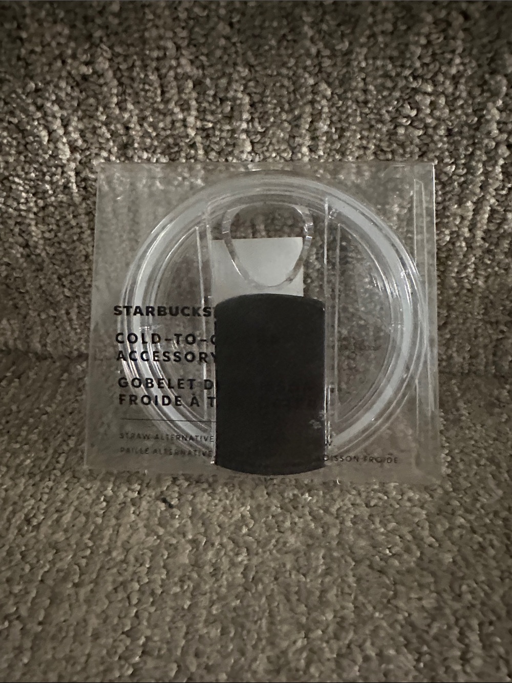 Discontinued Starbucks Cold-To-Go Cup Accessory Lid (Straw Alternative)